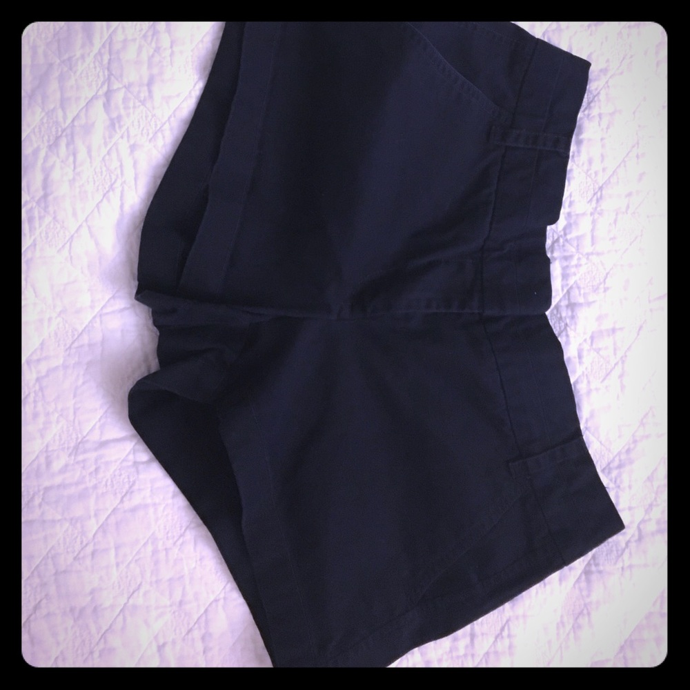 Chino navy shorts