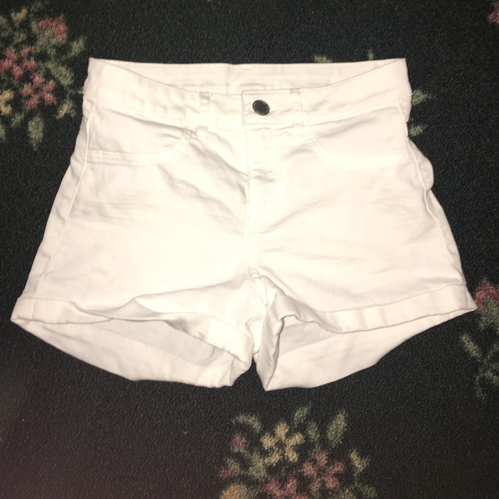White shorts
