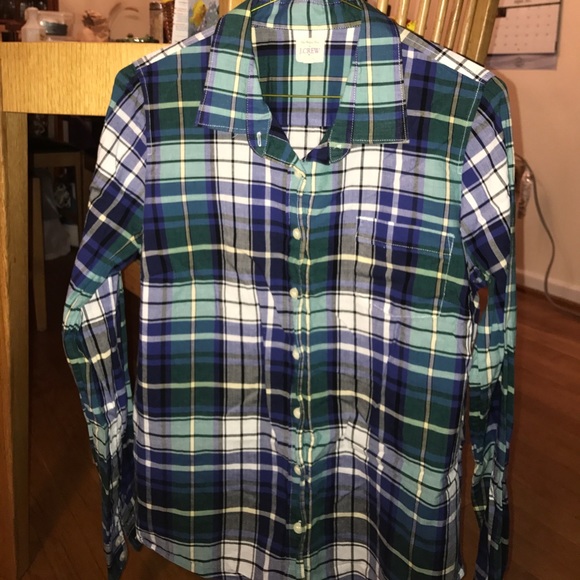 J.Crew plaid button down - Picture 2 of 2