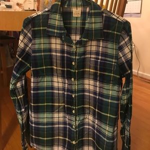 J.Crew plaid button down