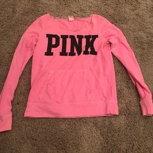 Victoria secret crop neck sweatshirt