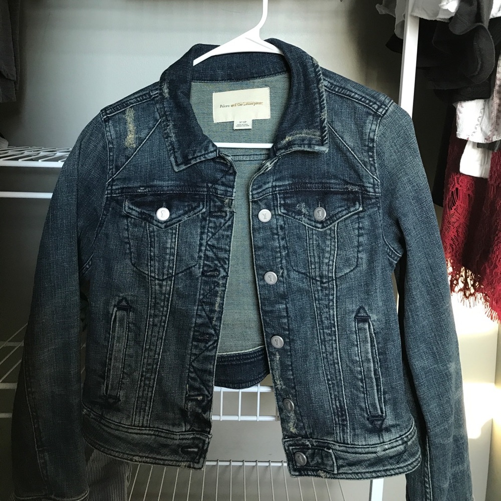 Anthropologie jean jacket - never worn!