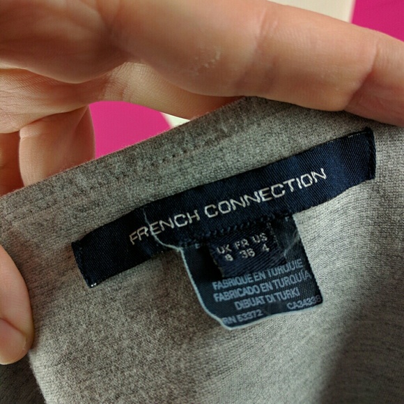 French Connection Dresses French Connection 4 Grey Orange Dress Fit