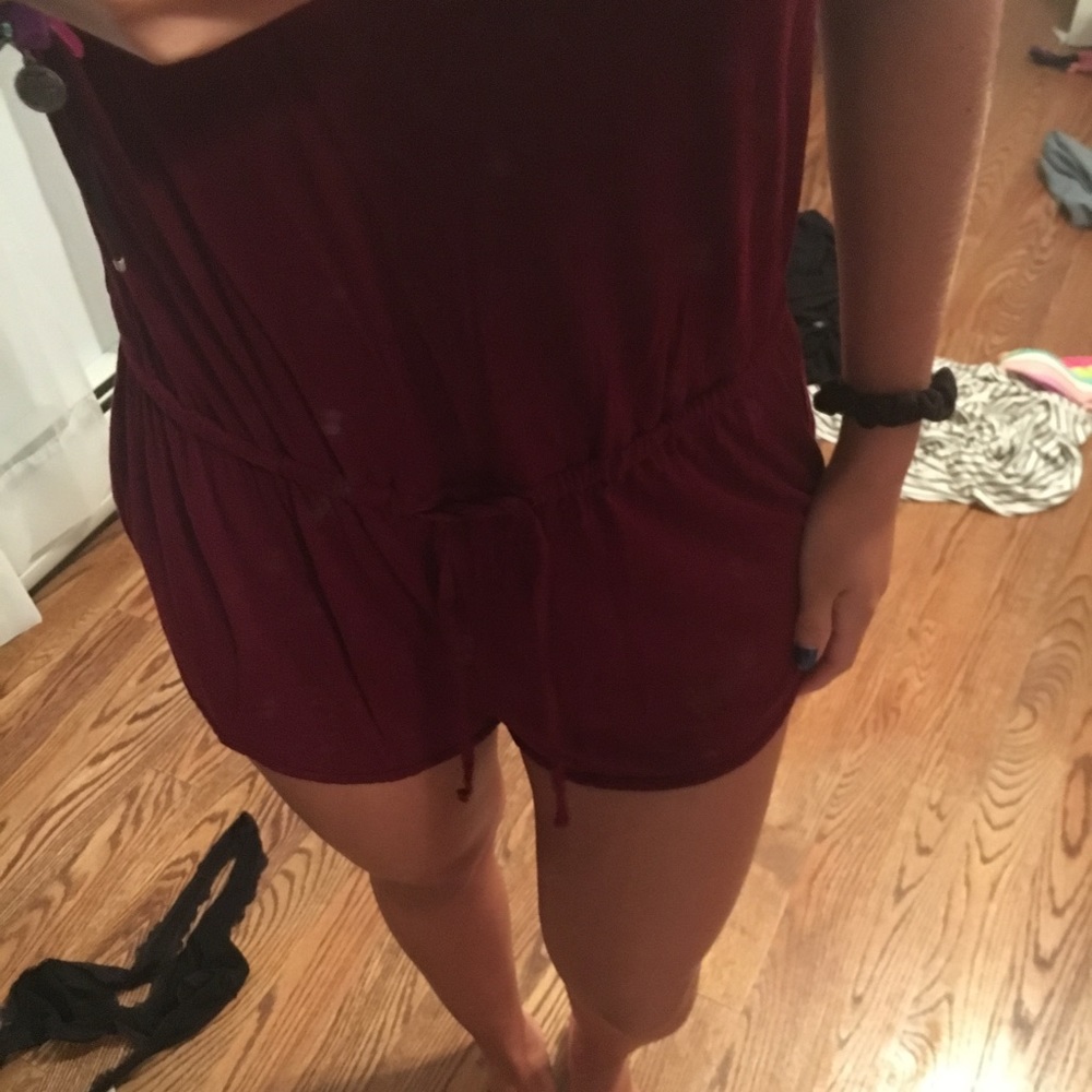 Forever 21 Maroon Dress - Picture 2 of 2