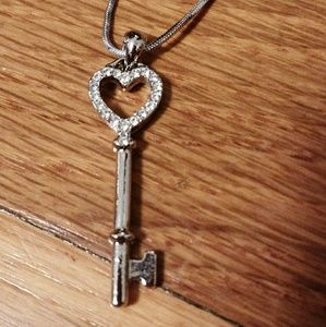 Heart Key Necklace