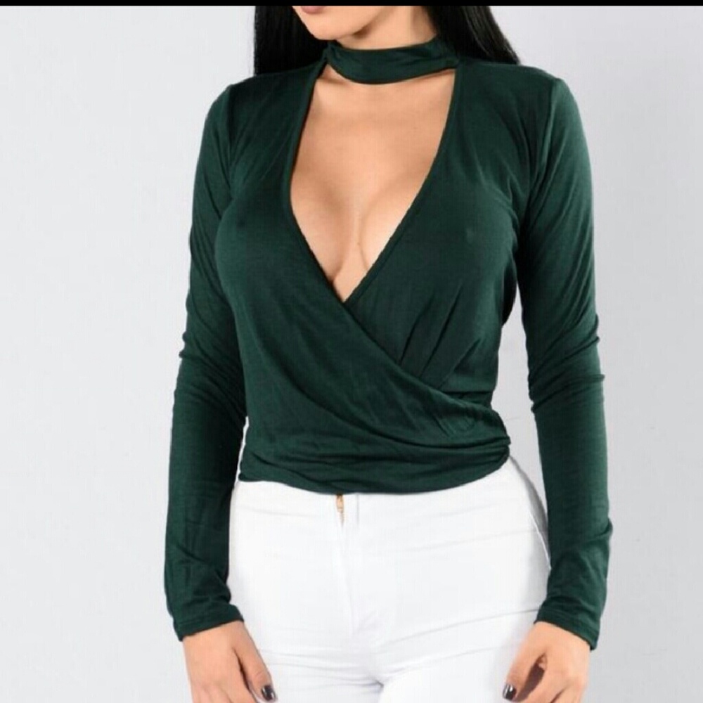 Green hunter top