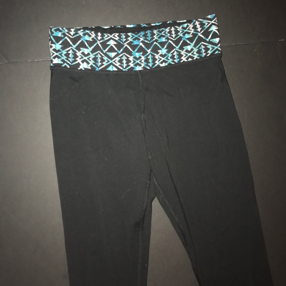 Black reversible leggings