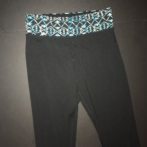 Black reversible leggings