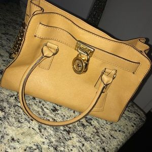 Michael Kors Hamilton Tan Purse