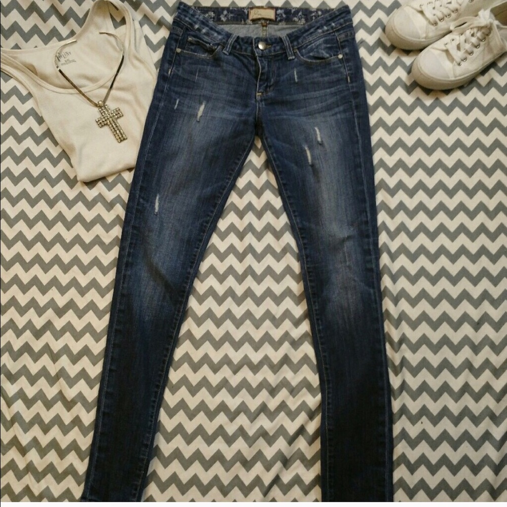 Paige 26 distressed jeans