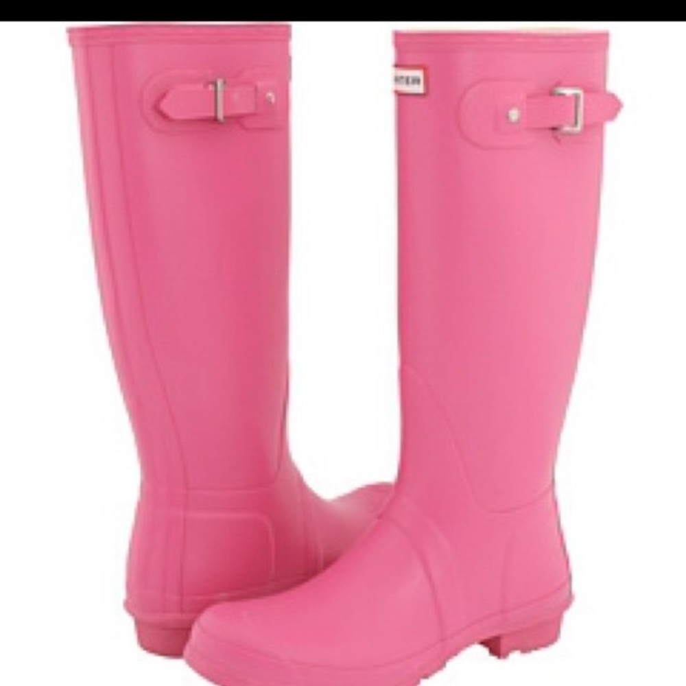 Tall hunter rain boots