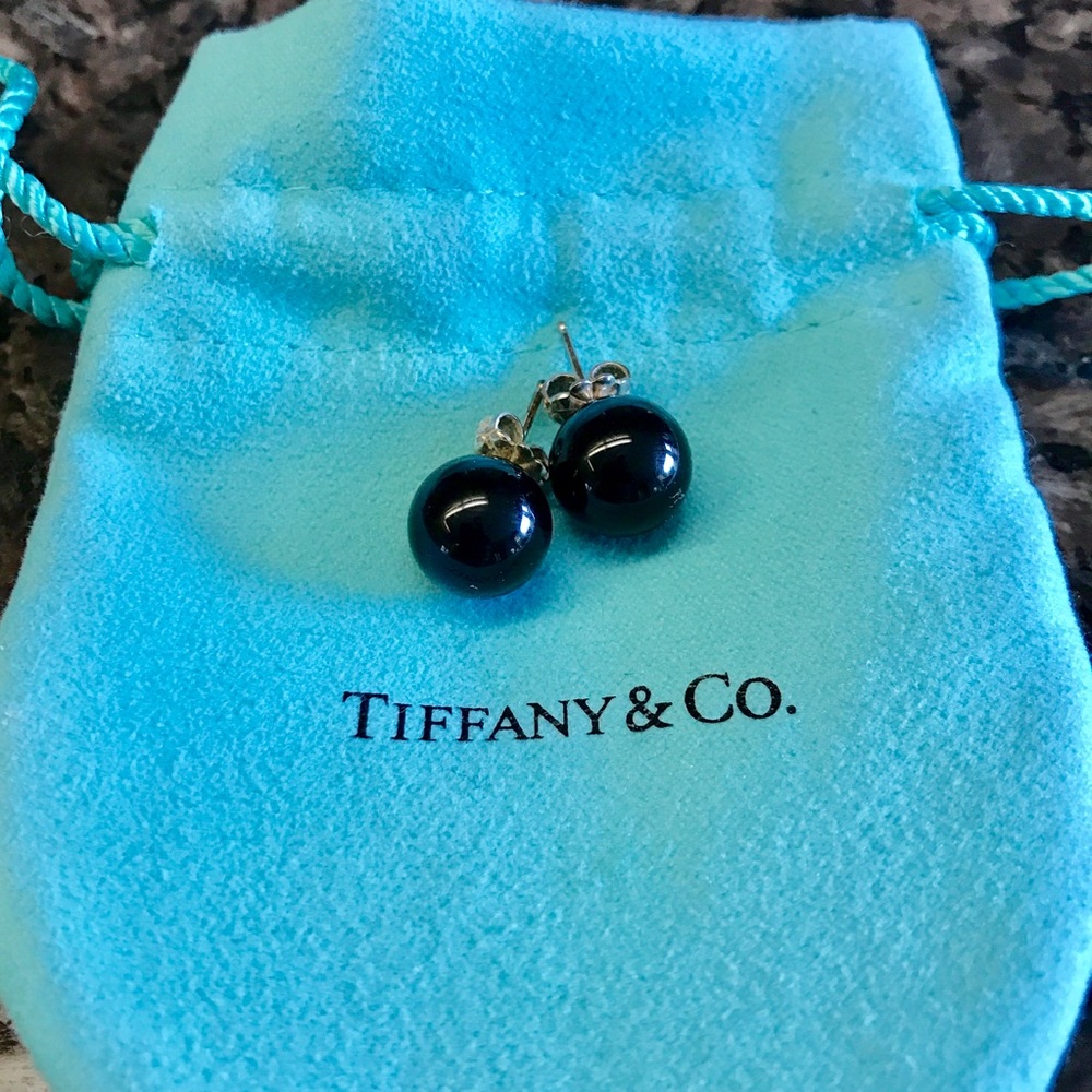 Tiffany & Co. Black Onyx Earrings