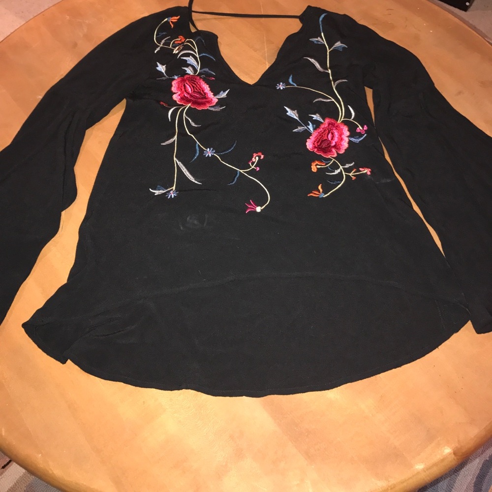 Free people bell sleeved top
