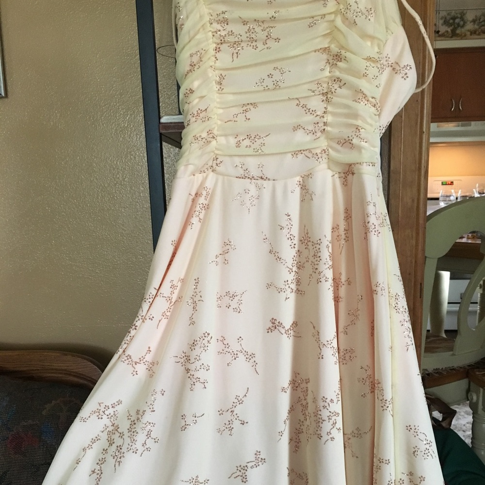 Yellow and Pink Girls Dress