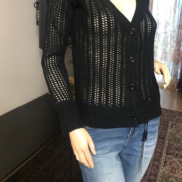 KNITTED BUTTON DOWN CARDIGAN - Picture 3 of 4