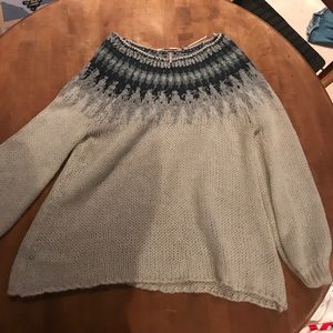 Off the shoulder sweater