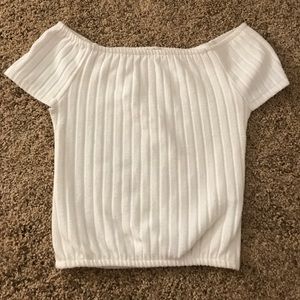 Brandy Melville White Off The Shoulder
