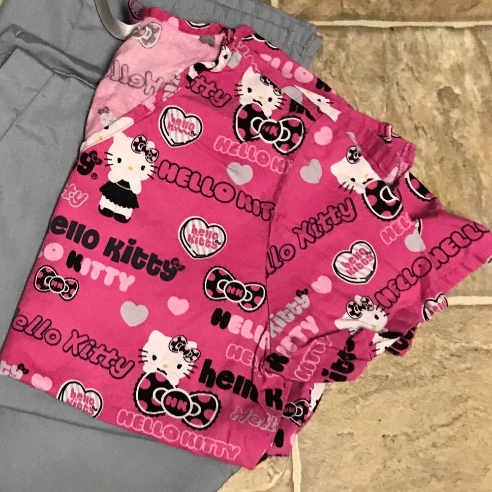Hello kitty scrub top
