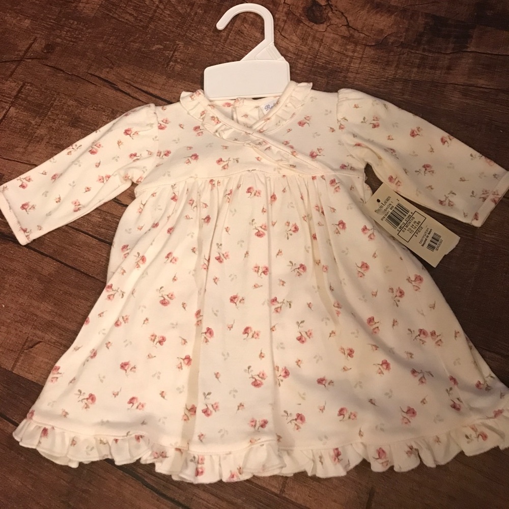 SO CUTE 💕 Ralph Lauren floral dress 👶🏼👗
