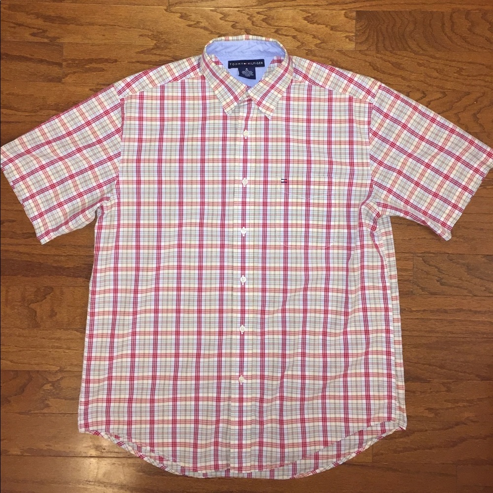 Tommy Hilfiger Short Sleeve Button Up Shirt