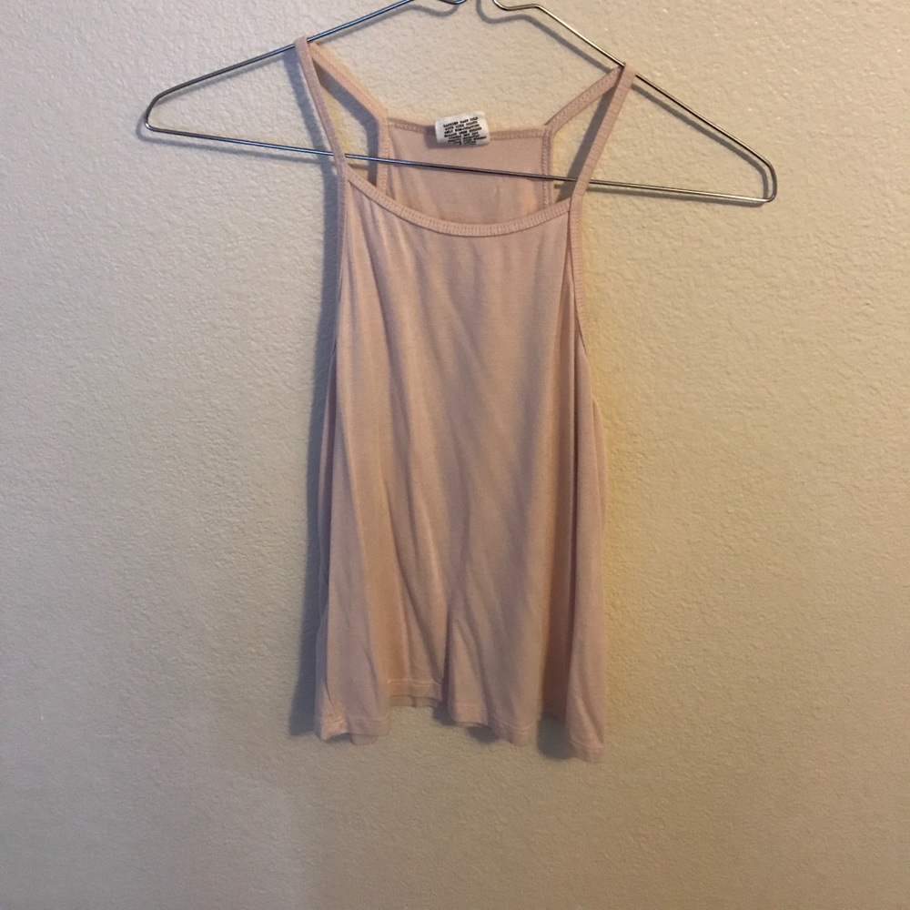 Baby pink crop top
