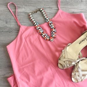 ModCloth Silky Pink Tank Dress