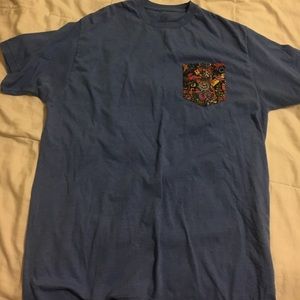 Designed front pocket tshirt