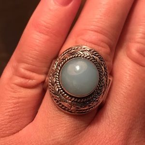 Aquamarine ring