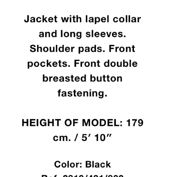 Zara Black Blazer - Picture 3 of 8