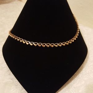 Gold heart necklace