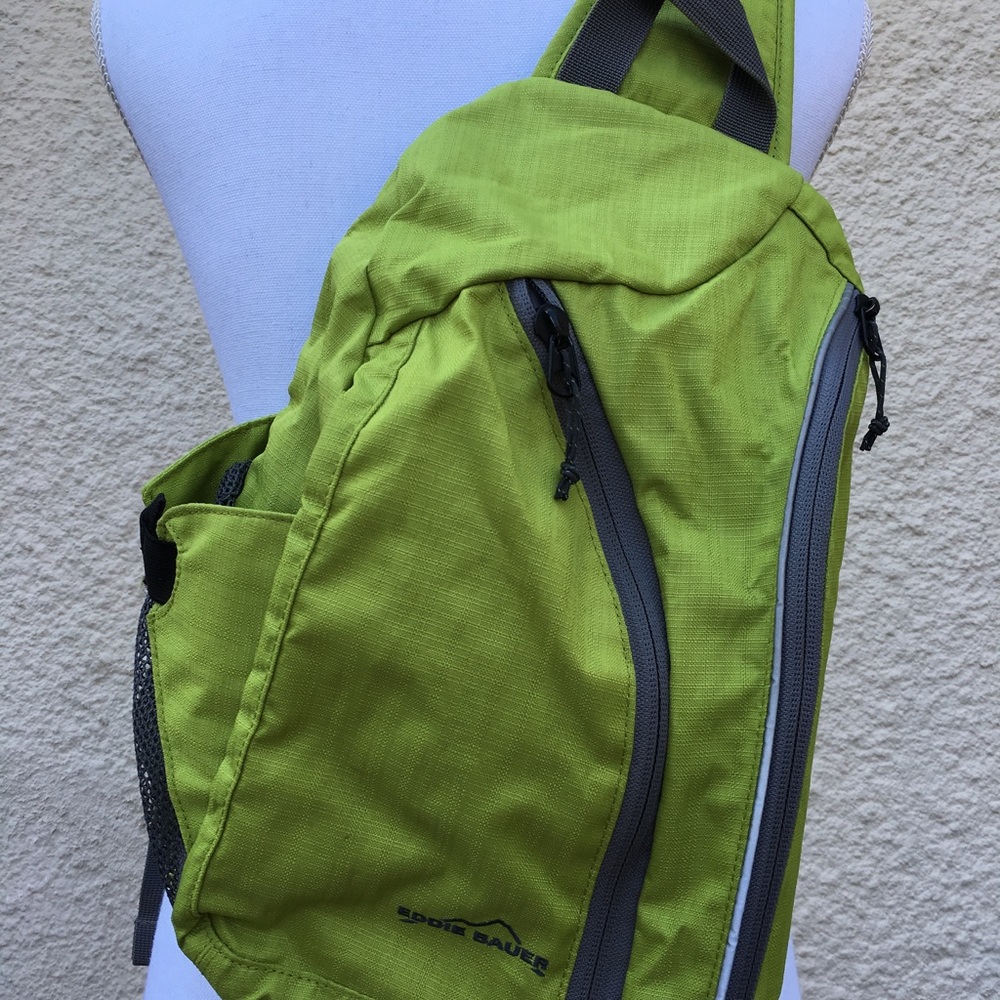 Green Eddie Bauer Cross Shoulder Backpack