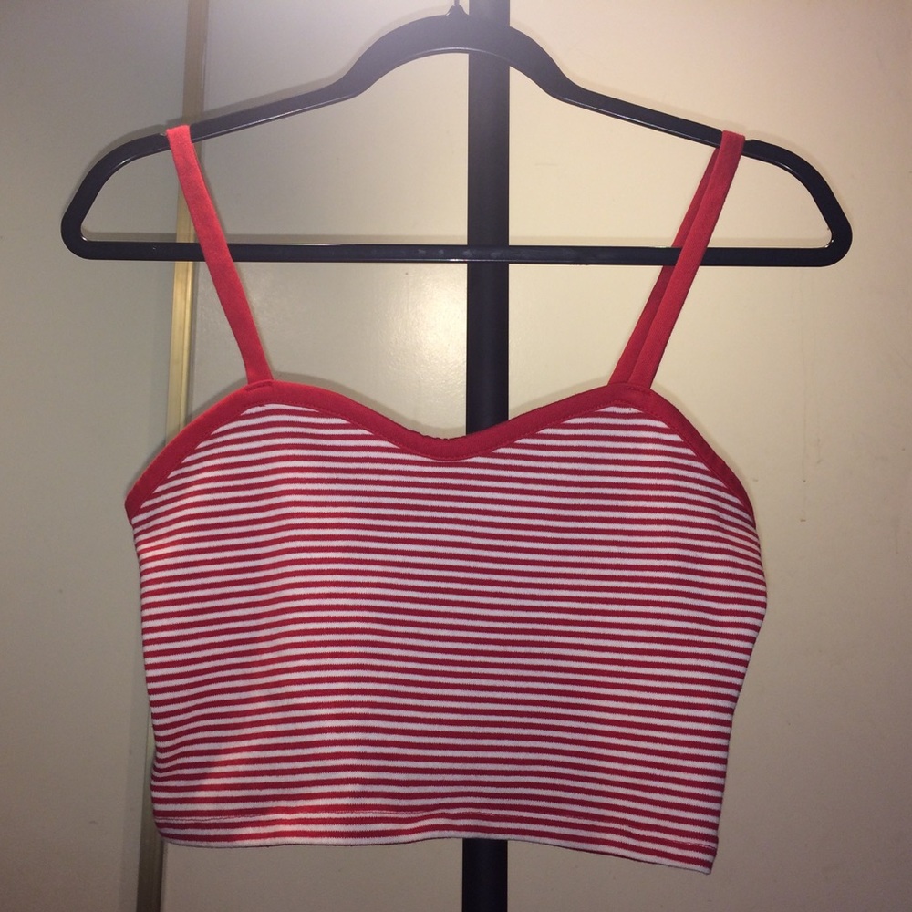 Stripped Crop Top
