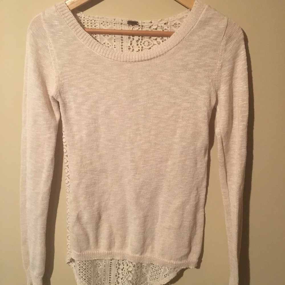 Poof Crotchet Sweater Xsmall