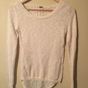 Poof Crotchet Sweater Xsmall