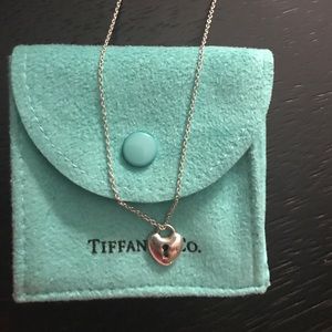 Tiffany heart lock neckless