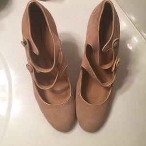 J. Crew Suede maryjanes (made in italy)