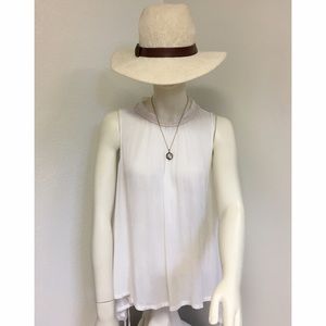 Flowy Crinkled Open Bohemian Camisole