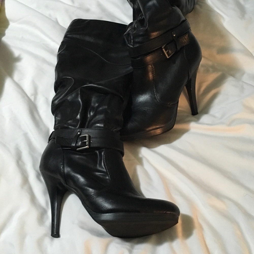 Style & Co. Black tall boot