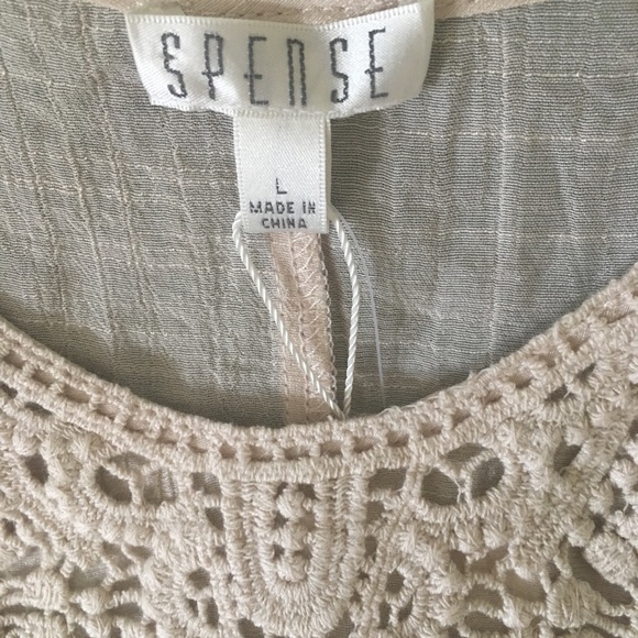 NWT BOHO Spense Tank w/detailed Embroidery Size L - Picture 8 of 8