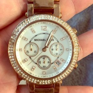 MK Rose Gold Watch