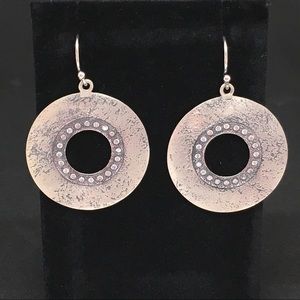 Silpada "Fancy That" Round Earrings