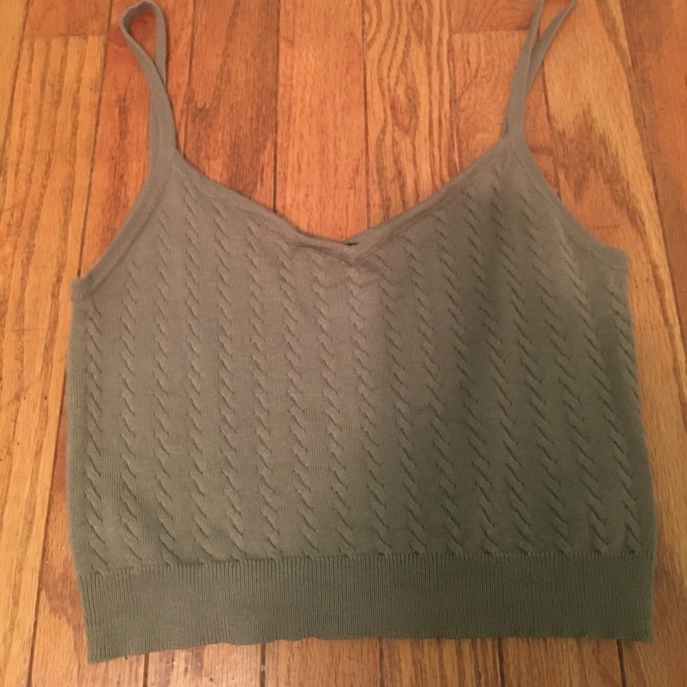 knit crop top