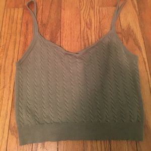 knit crop top
