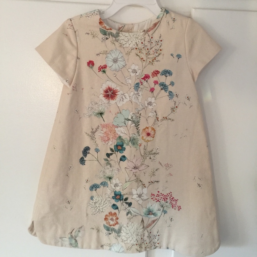 ZARA floral dress 3-4T