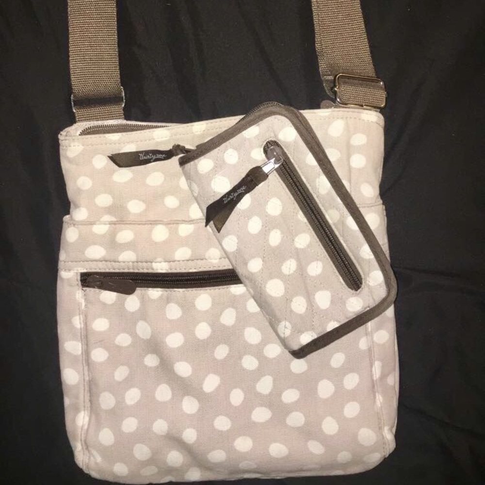 Thirty-One Brand Shoulder Bag w/Matching Wallet.