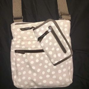 Thirty-One Brand Shoulder Bag w/Matching Wallet.