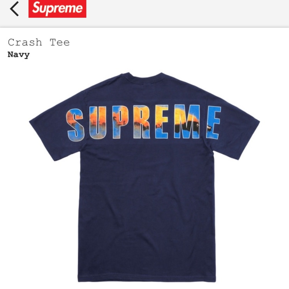 Supreme crash tee