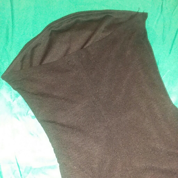 Sexy Fitted Strapless Midi Dress - Picture 6 of 6