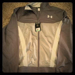 Men's grey and white jacket