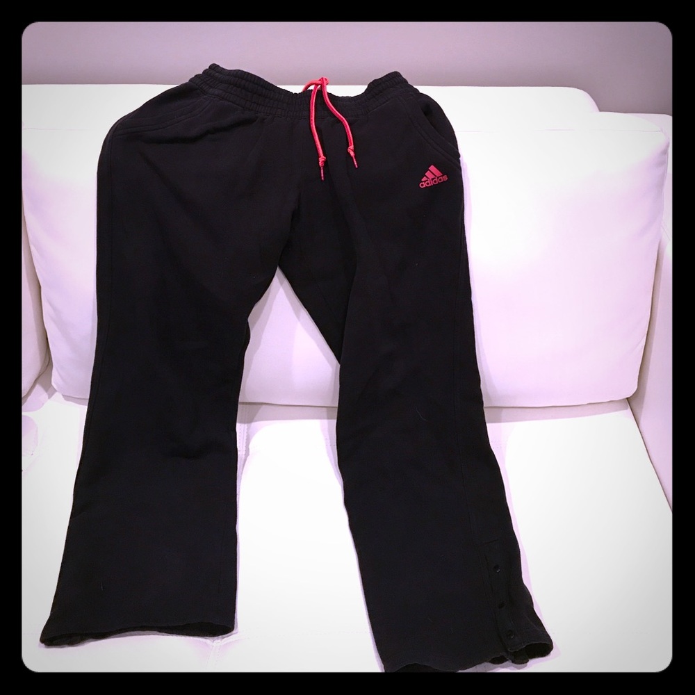 Adidas black sweatpants size M